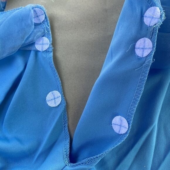 Disney’s Cinderella Short Dress Blue Princess Dress Girls NWT Costume - Picture 9 of 11